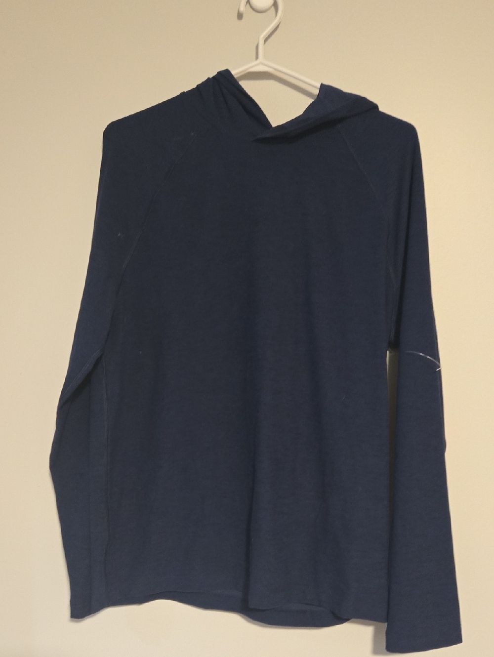 Gap Blue Lightweight Hooded Long Sleeve Top